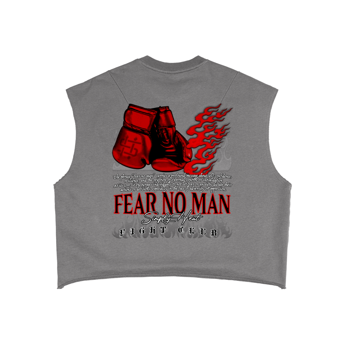 “Fear No Man” Cut-Off Tee